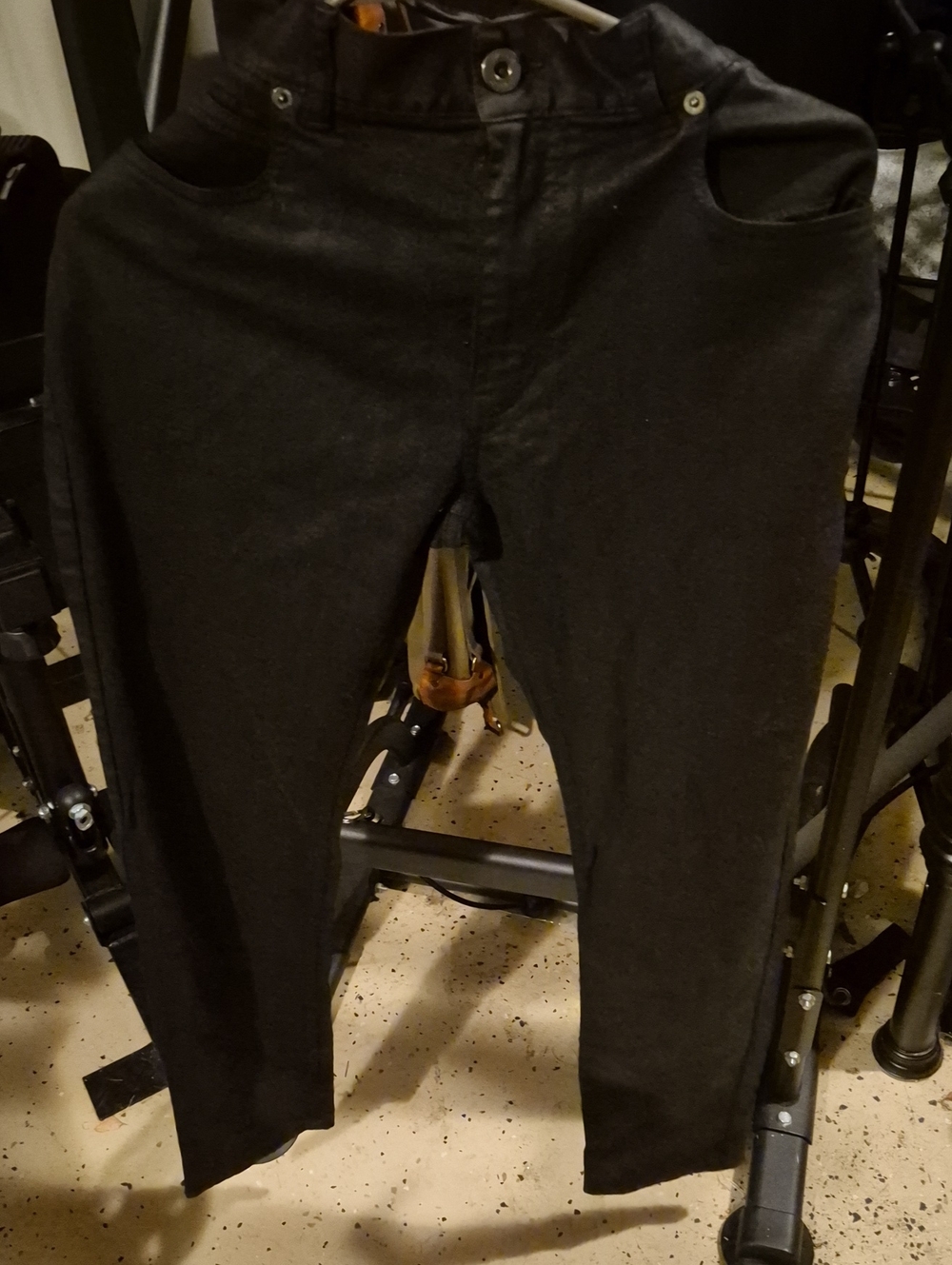 Men's Black Slim Fit Casual Pants